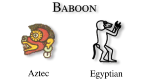Baboon glyph
