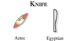 Knife glyph